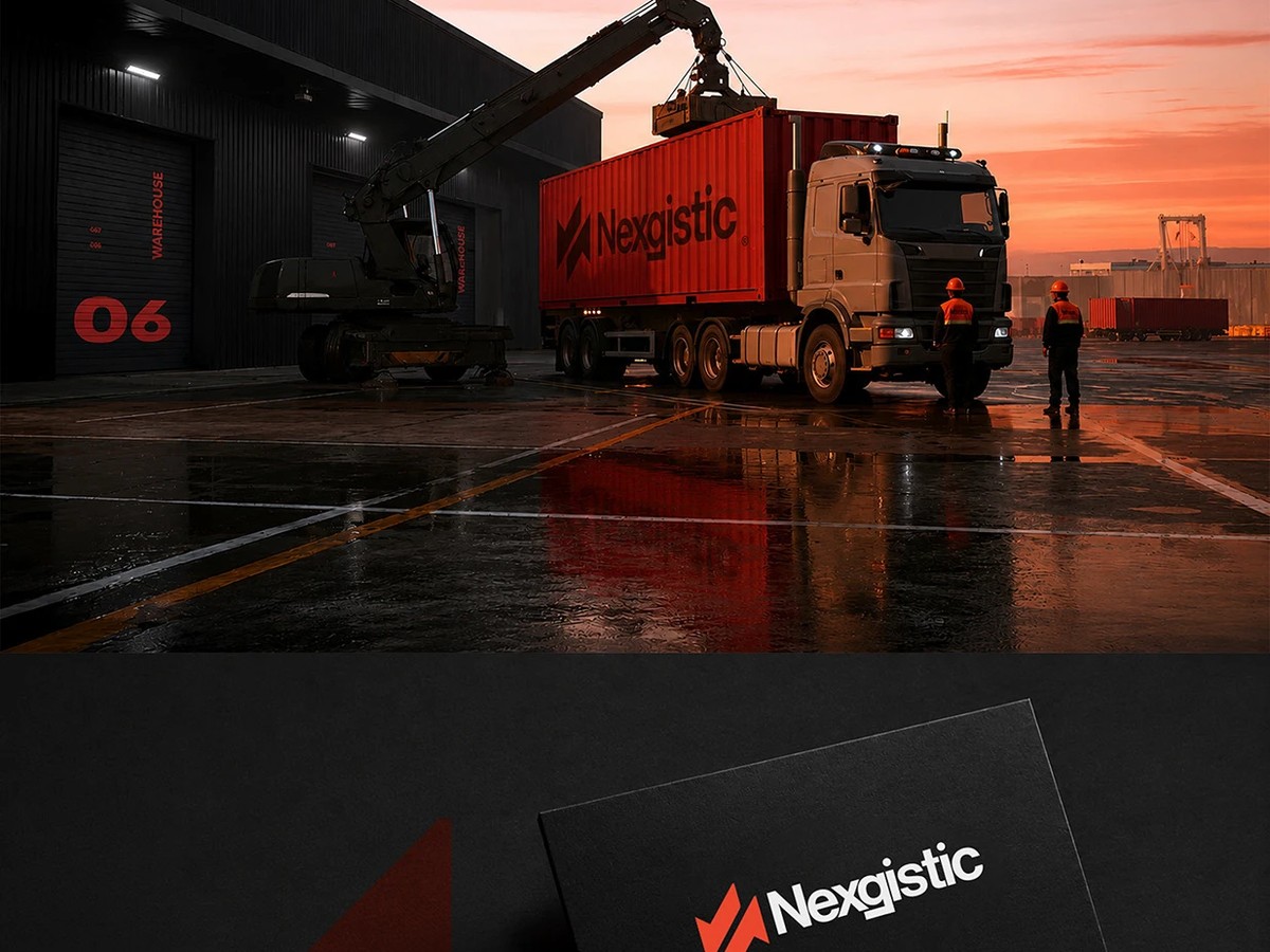 Nexgistic — brand identity for a logistics company