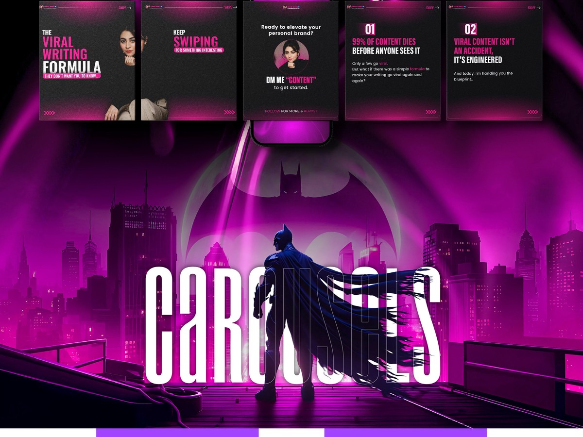 Creative Carousels — social media carousel designs